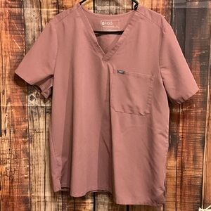 Figs Dusty Rose Scrub Set